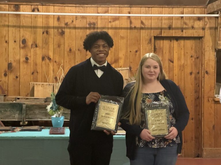 Holbrook’s Youth of the Year were Darnell Nez (left) and Meriah Sullivan (right).