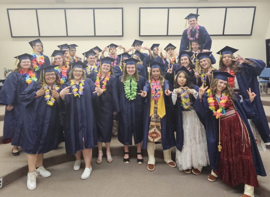 The Joseph City Class of 2024 prepared to take the stage last Thursday, sharing one last moment as classmates.