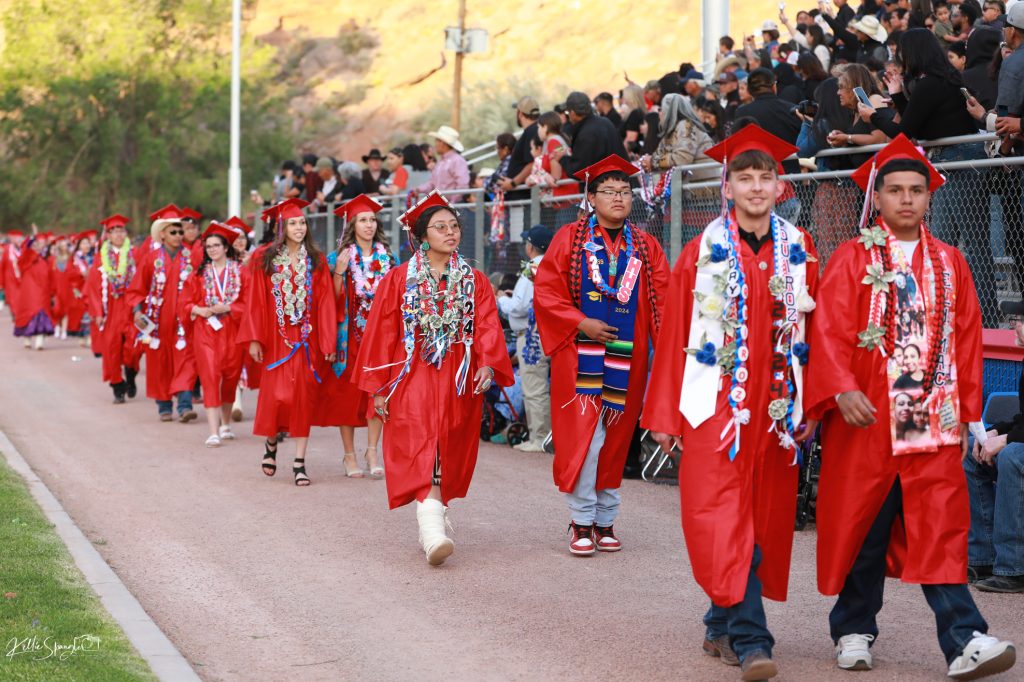 Holbrook High School Class of 2024 made a grand entrance at Roadrunner Stadium on May 24.