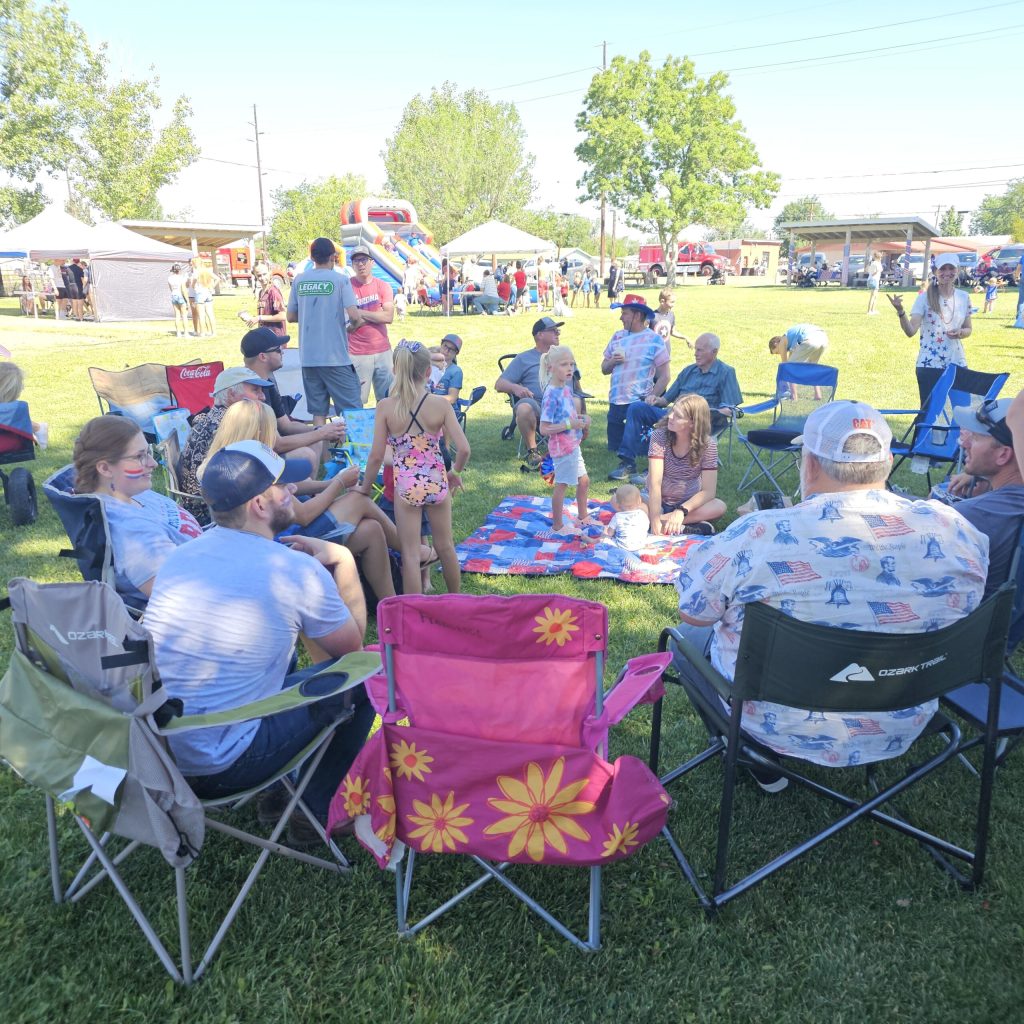 The Fourth of July is a time of celebration and family gatherings and in Joseph City, there were plenty of both taking place at Tanner Park, with families including the Taylors and Gardners.