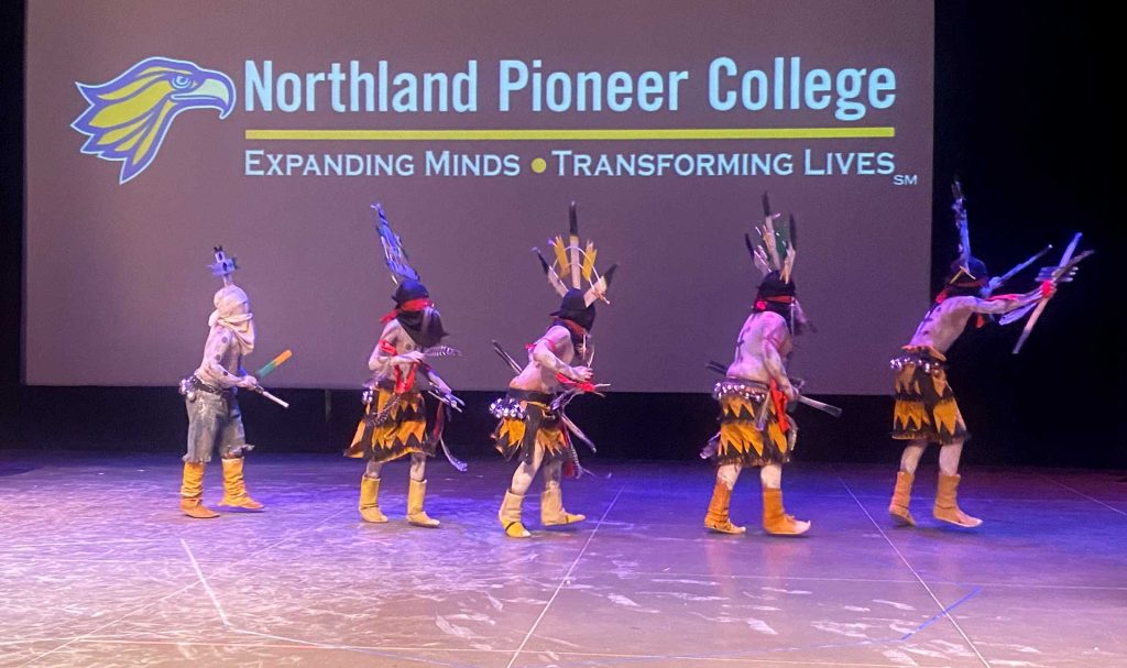 The Cibecue Apache Crown Dancers perform at NPC’s Cultural Kickoff Celebration