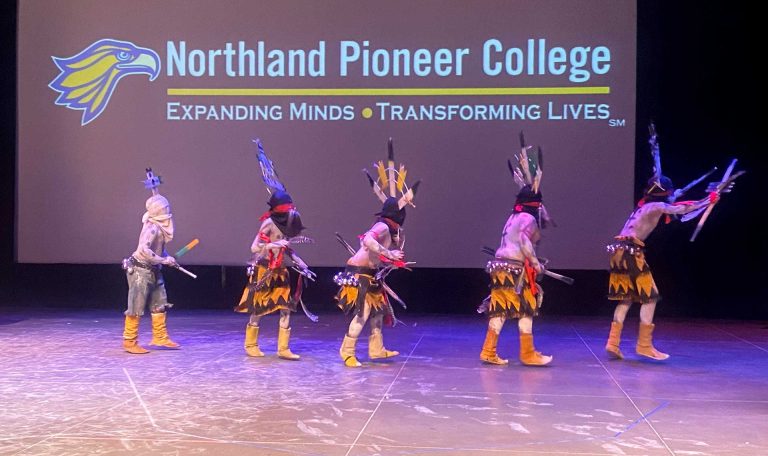 The Cibecue Apache Crown Dancers perform at NPC’s Cultural Kickoff Celebration