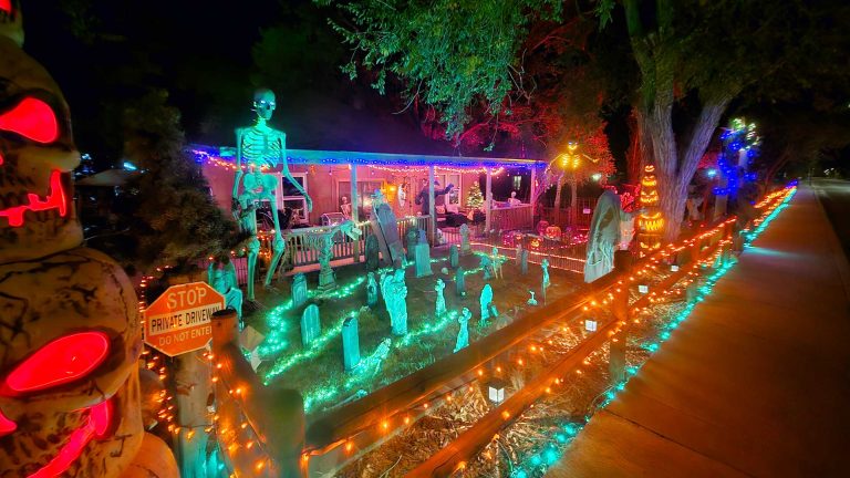 Looking for a way to get into the Halloween spirit? Take a cruise to Joseph City and check out Halloween House on Main Street. Each year Rachel and Paul Berge add to their extensive collection of all things spooky. The Halloween House is on display now until Halloween and then even more is planned for All Hallows Eve this Thursday.