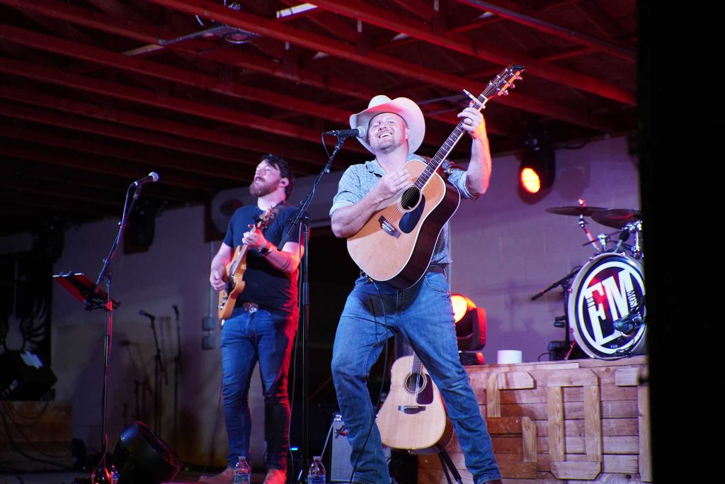 Country music star on the rise, Eli Mosley brought twang and energy to the 25th annual Standin on the Corner Festival held in Winslow last week.
