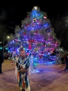 Holbrook kicked off the holiday season last week with an official lighting of the tree at Gillespie Park. The event brought out people in the community and kids who made ornaments while patiently waiting for Santa to show up on his Harley-Davidson motorcycle.