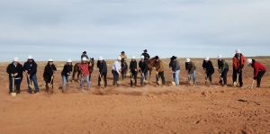Representatives from the Joseph City Unified School District, Joseph City Foundation, Joseph City and Holbrook chambers of commerce, Grow Arizona Workforce Network, Navajo County Fair, RealAZ, City of Holbrook, Arizona Public Service, Invenergy, and representatives from numerous other organizations were on hand for the groundbreaking of Invenergy’s Hashknife Solar Energy Center project, which is located just south of Joseph City.