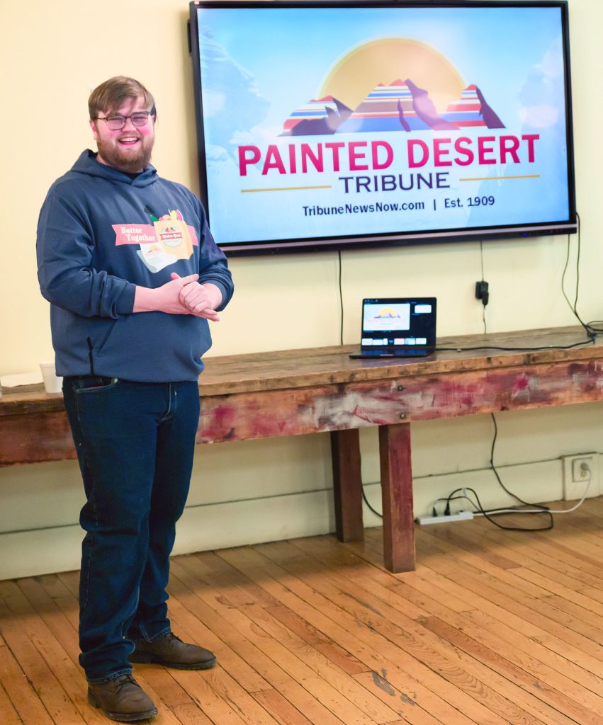 Shawn White, Publisher of the Painted Desert Tribune, speaks to Good Morning Winslow.
