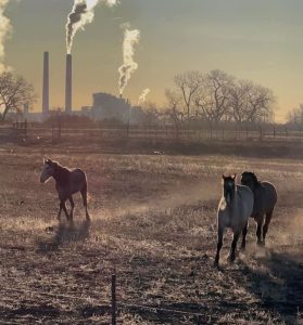 Alan Palmer, the owner of Farm on Route 66, captured this photo of the Cholla Generating Station from horse property in Joseph City. The coal fired plant is set for final closure in April after 63 years of operation, which has been an ongoing concern for residents in the community and throughout the region as its closure ends an era of good jobs and tax income for the local school, and leaves behind economic uncertainty as there are no plans for repurposing the plant at this time.