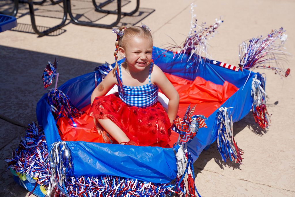 With stars, stripes, and plenty of spirit, Aurelia Gonzales took home the award for Most Patriotic.