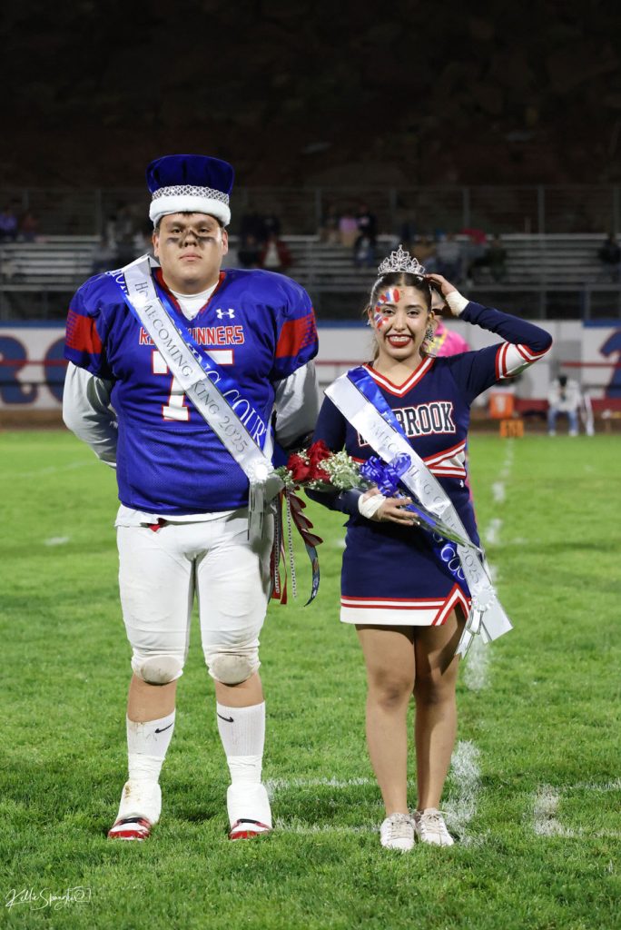 Holbrook High School crowned Homecoming royalty last week, presenting King Landon Brown and Queen Thalia Morales.