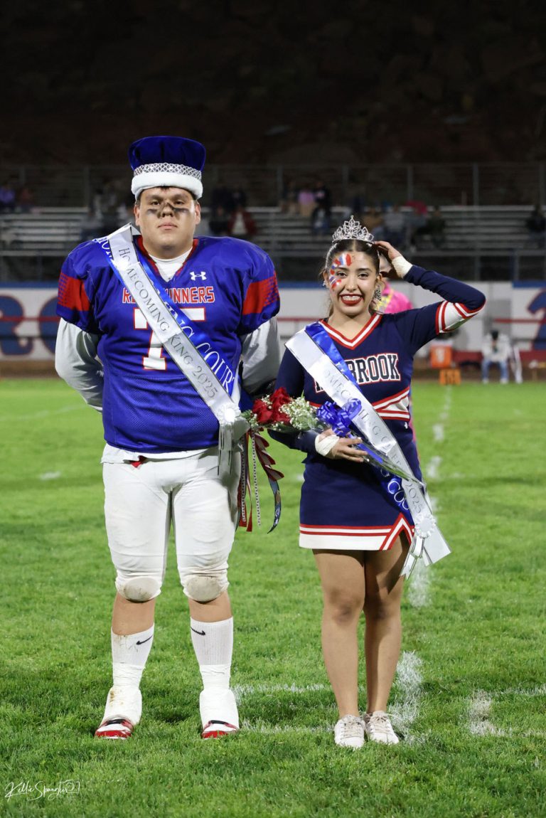 Holbrook High School crowned Homecoming royalty last week, presenting King Landon Brown and Queen Thalia Morales.