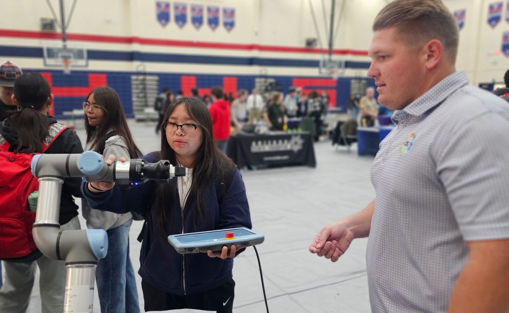Students from Holbrook, Joseph City and Winslow high schools learned about careers in technology, healthcare and more at the NextWave Expo.