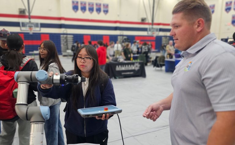 Students from Holbrook, Joseph City and Winslow high schools learned about careers in technology, healthcare and more at the NextWave Expo.