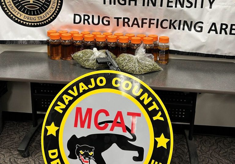 MCAT officers find a large quantity of illegal drugs after K-9 Jax was alerted to the vehicle during a traffic stop.