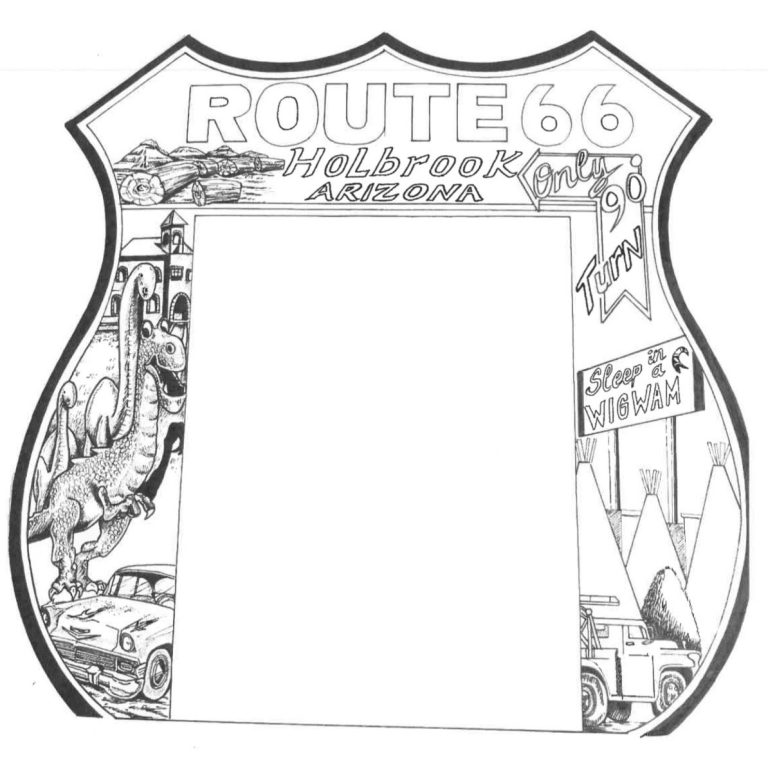 Image courtesy of the City of Holbrook / This artist’s rendition illustrates the drive-thru Route 66 sign that the Holbrook Council approved for West End Park to provide a photo opportunity and encourage tourism in the community as part of the upcoming centennial celebration of Route 66 in 2026.