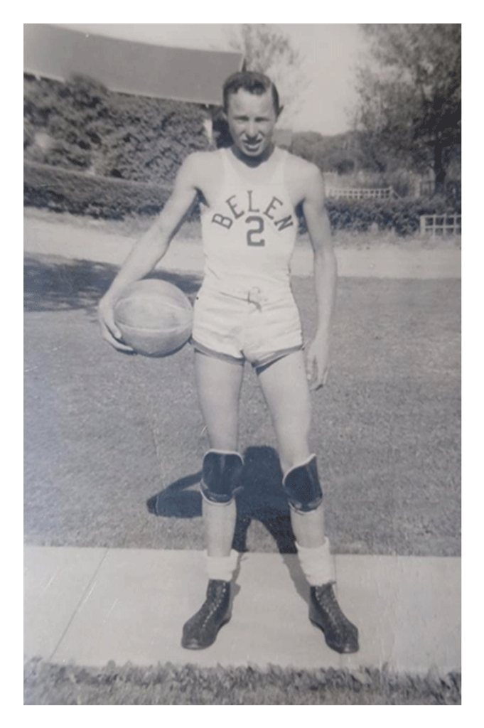 Budenholzer Family Vince as a Belen Eagle.