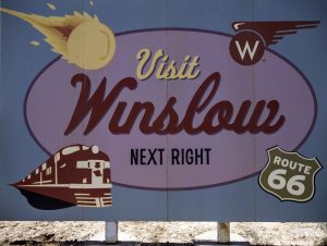 Visit Winslow Sign 2