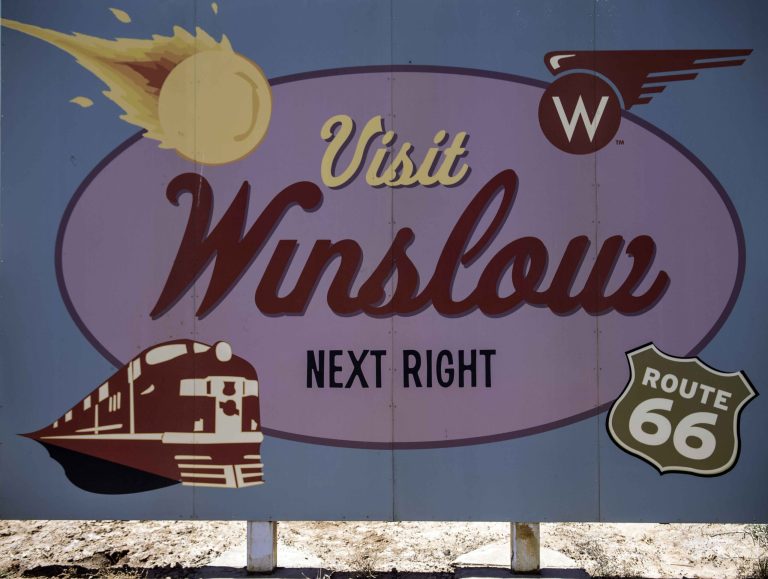 Visit Winslow Sign 2