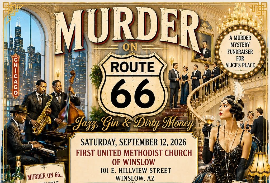 Poster for Murder Mystery Dinner