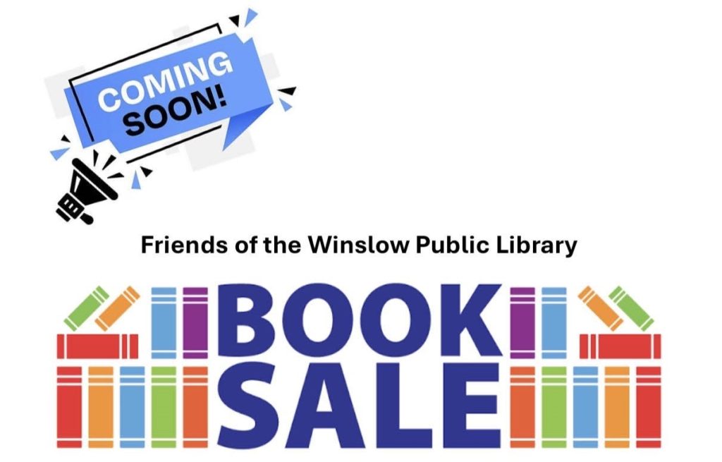 Poster for Winslow Public Library Book Sale