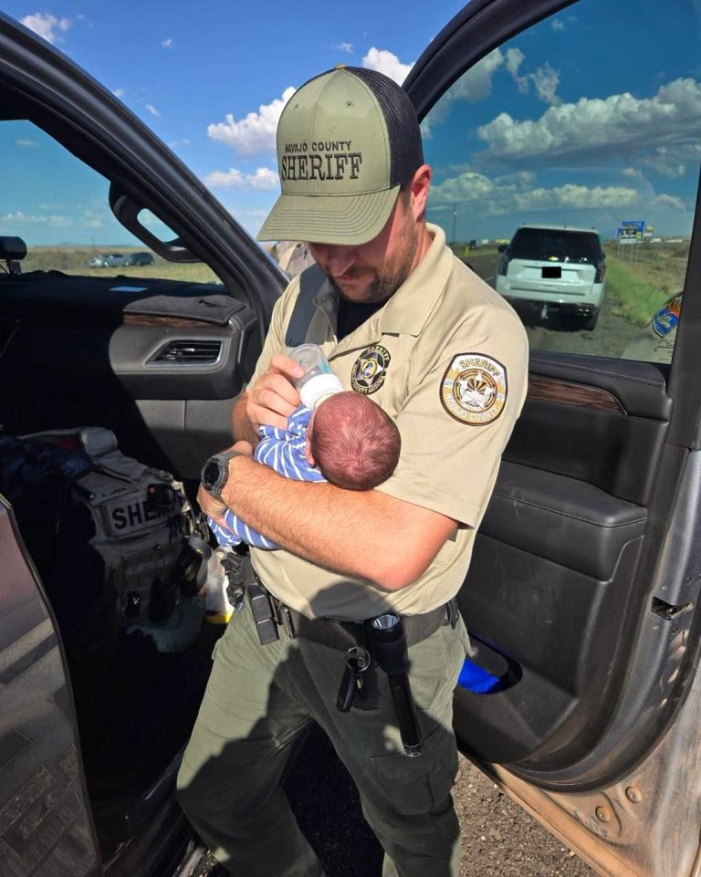 On Saturday, Navajo County Sheriff's Office deputies received an ATL regarding the abduction of an 11-day-old infant from Surprise. Deputies quickly located the suspect vehicle near Winslow and safely recovered the baby. The infant was transported to a medical facility as a precaution and is awaiting reunification with his mother.