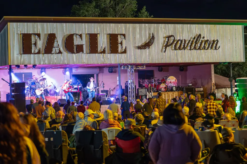 Crowds filled Eagle Pavillion to enjoy the weekend filled with entertainment.