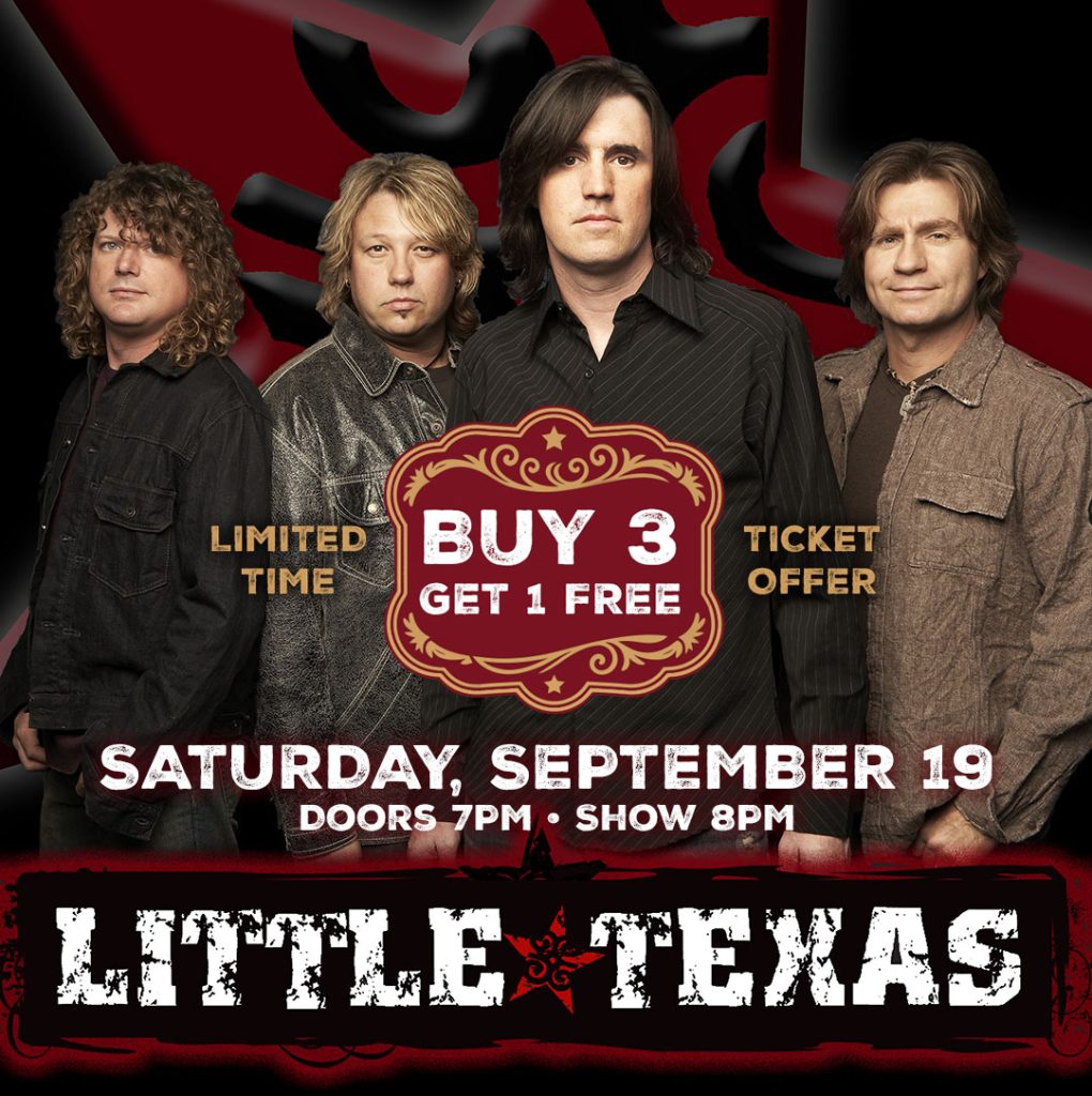 Poster for Little Texas Concert at Twin Arrows