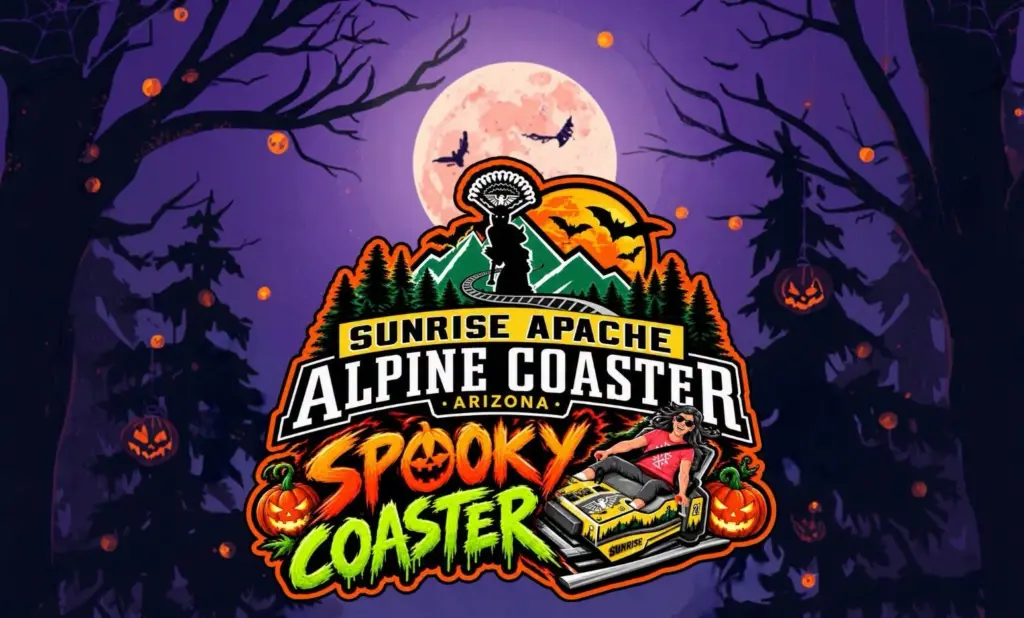 Poster for Spooky Coaster at Sunrise