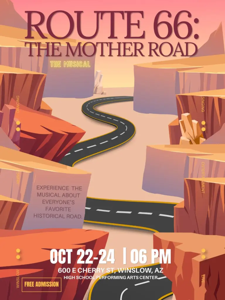Poster for Route 66: The Mother Road — The Musical