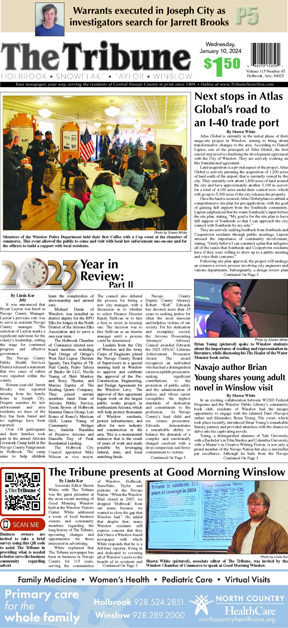 Page 1 of the January 10, 2024 edition
