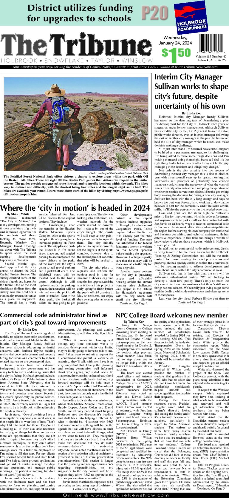 Page 1, Tuesday, January 23, 2024