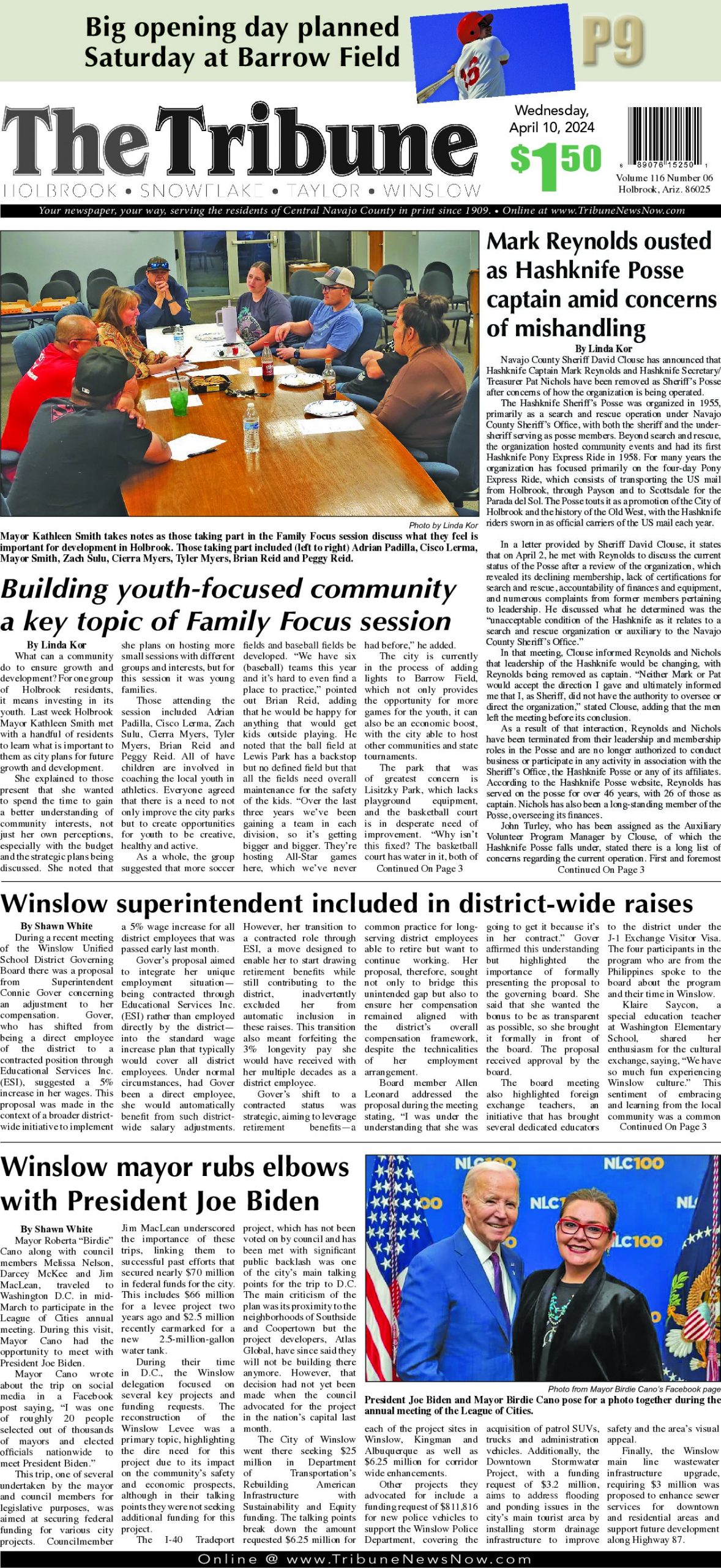 Page 1 of the April 10, 2024 edition