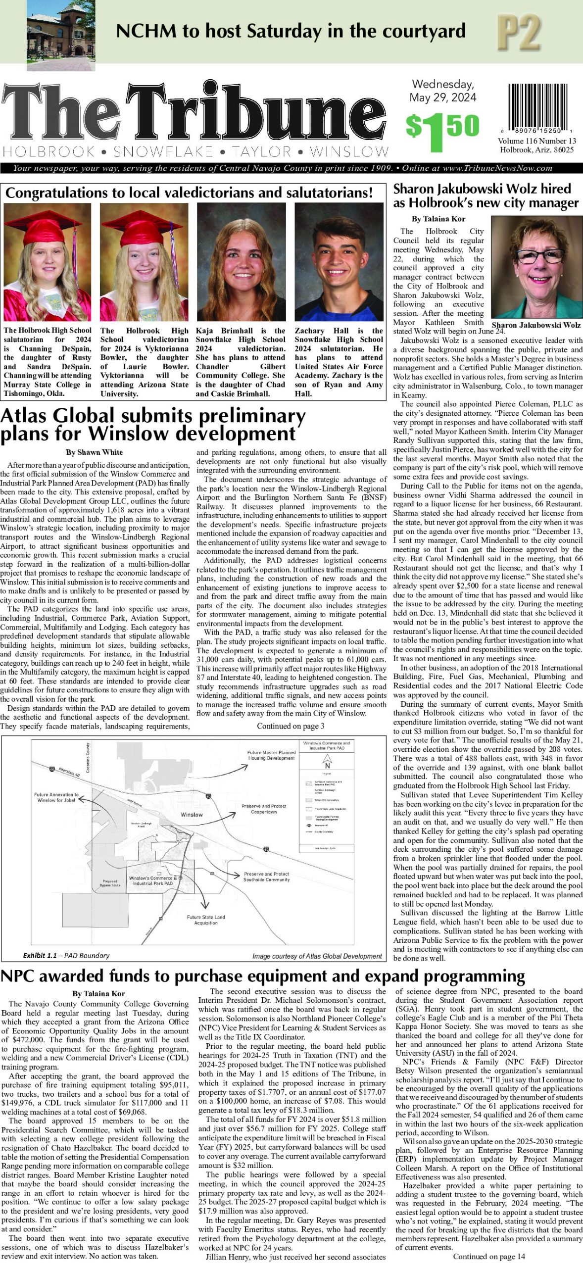 Page 1 of the May 29, 2024 edition