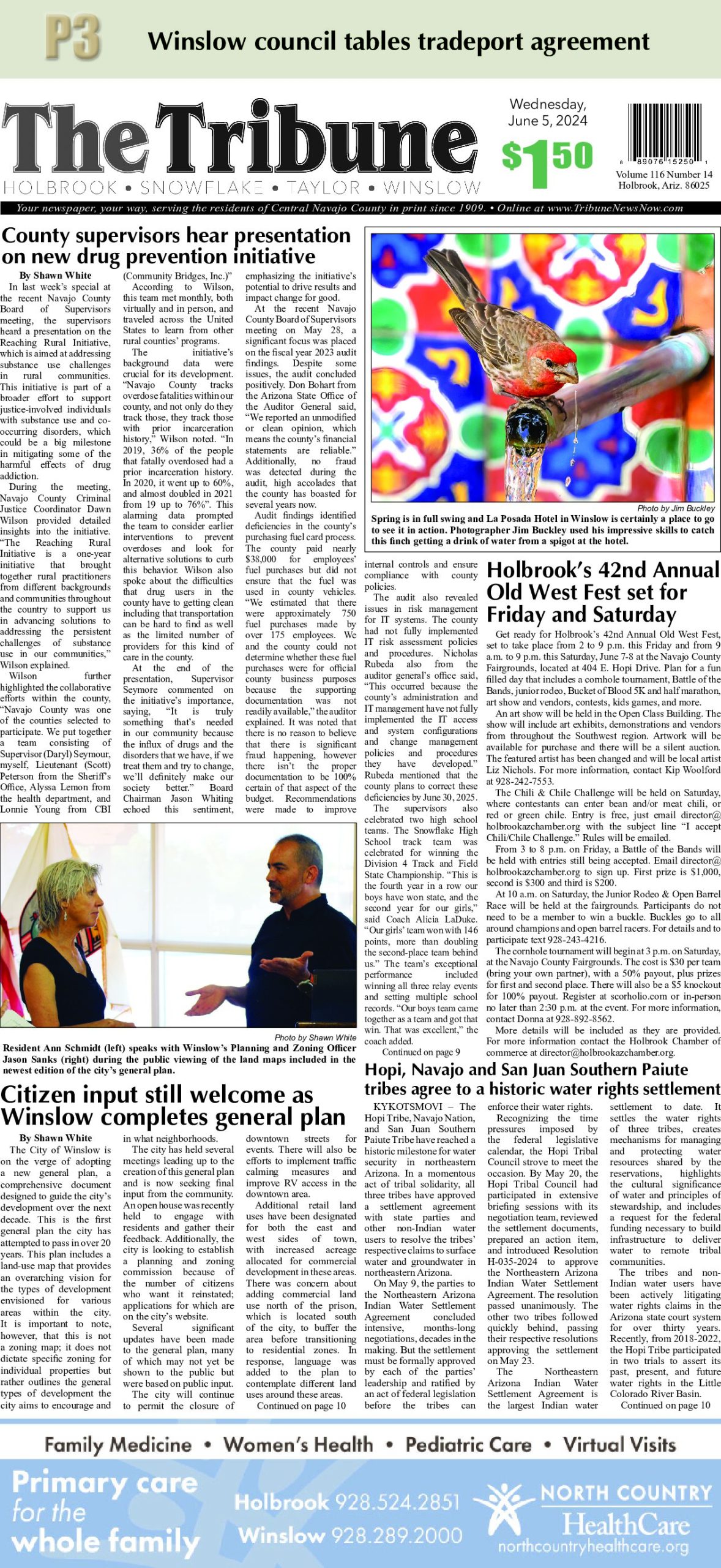 Page 1 of the June 5, 2024 edition