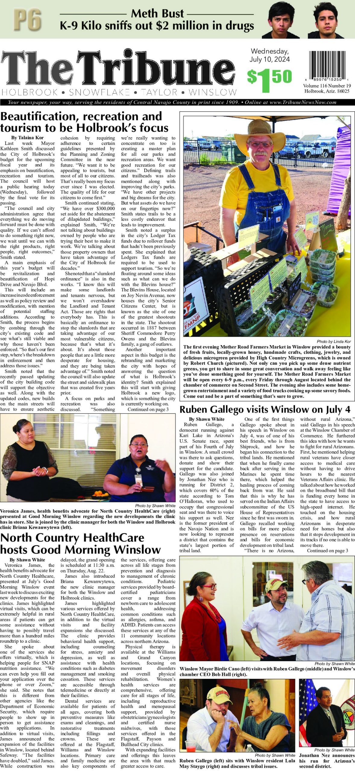 Page 1 of the July 10, 2024 edition