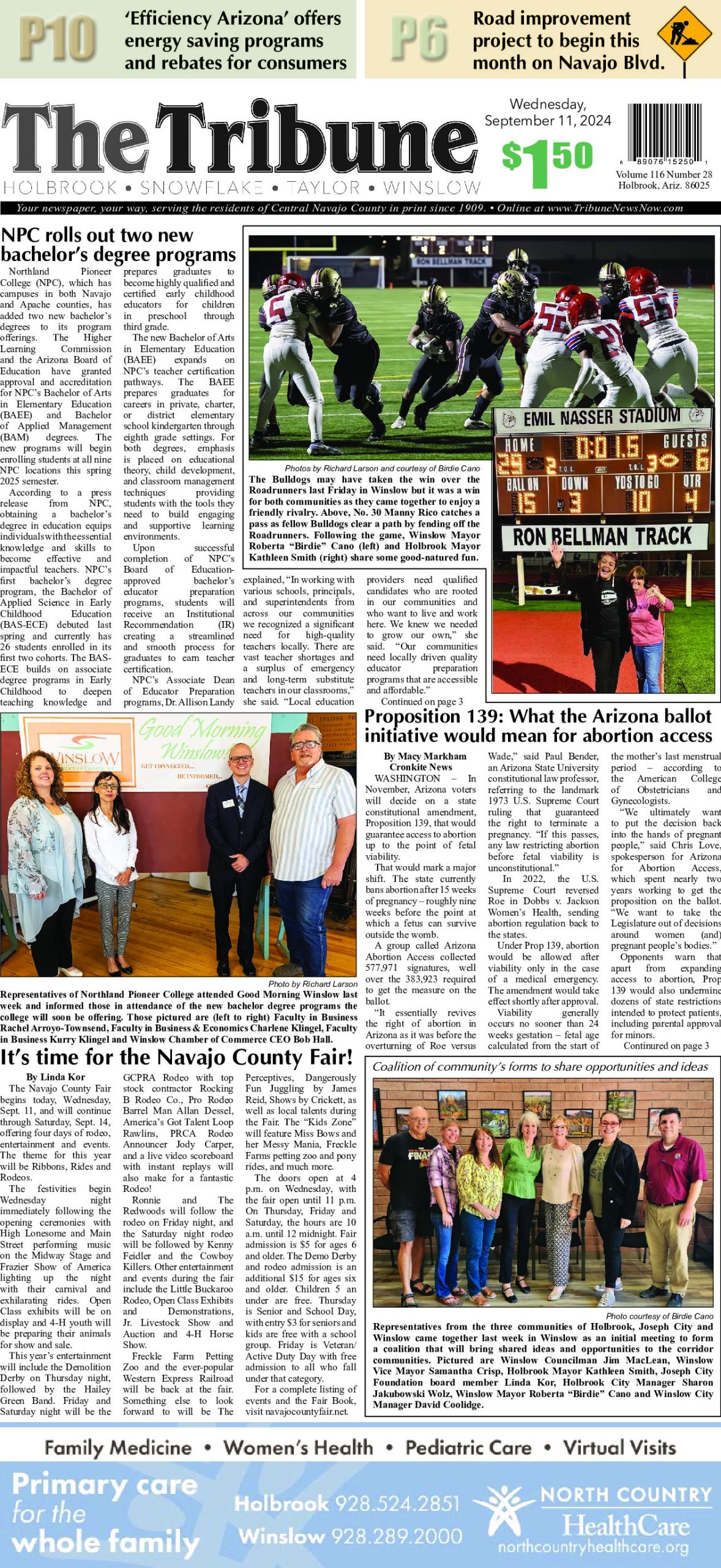 Page 1 of the September 11, 2024 edition