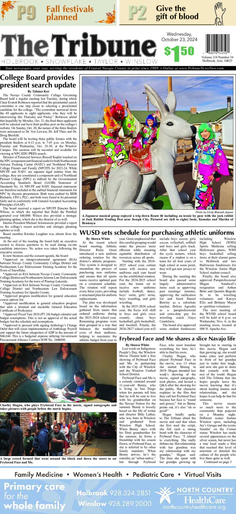 Page 1, Tuesday, October 22, 2024