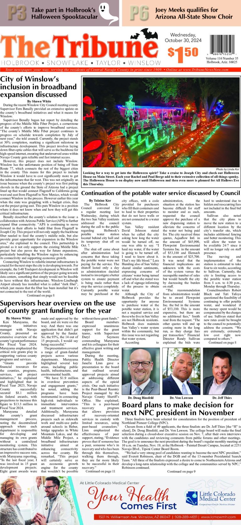 Page 1, Tuesday, October 29, 2024