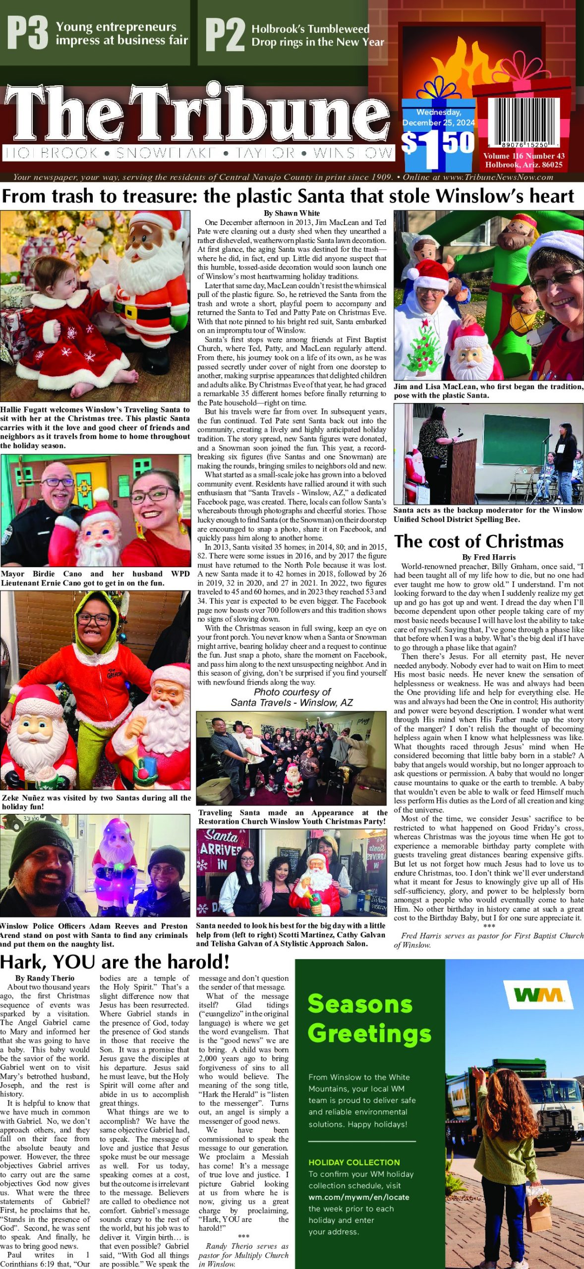 Page 1 of the December 25, 2024 edition