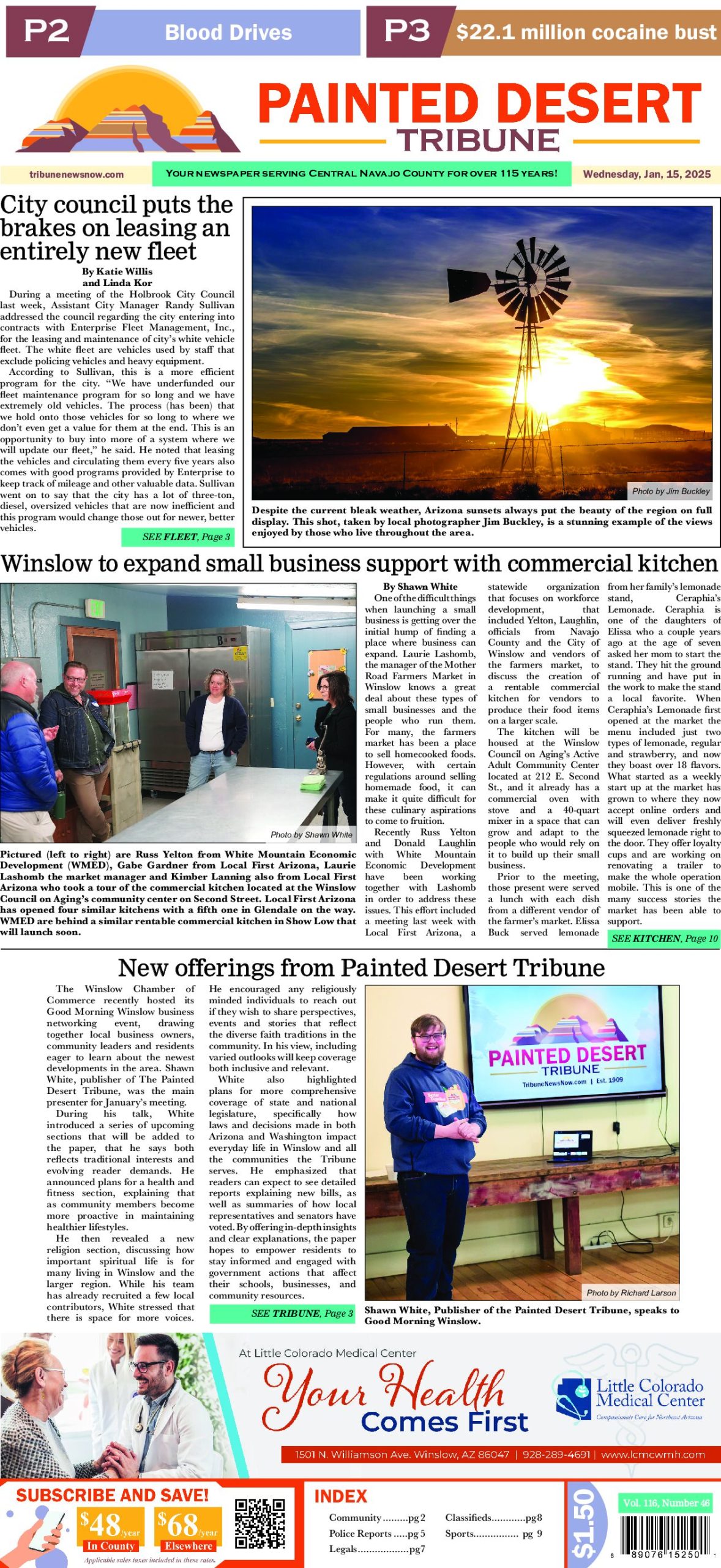 Page 1 of the January 15, 2025 edition