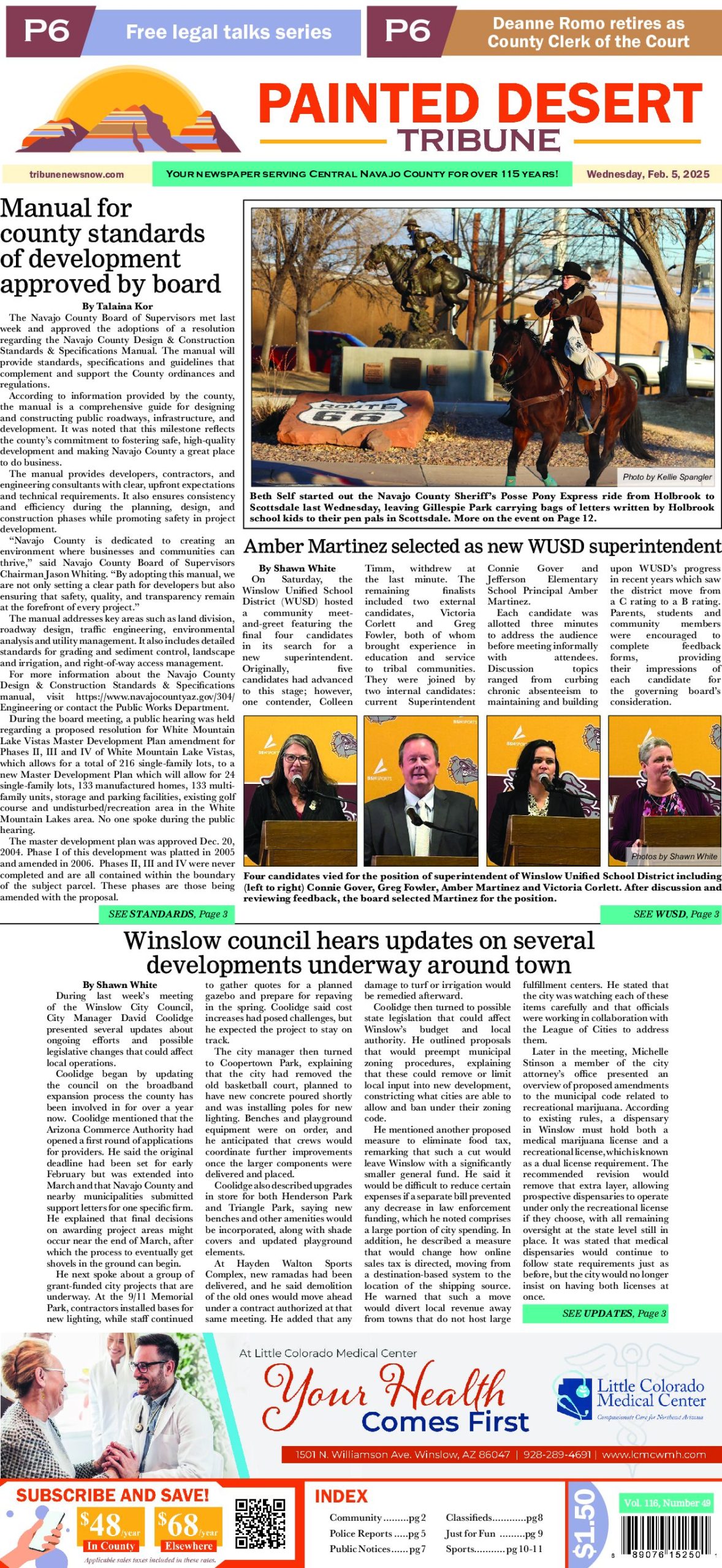Page 1 of the February 5, 2025 edition