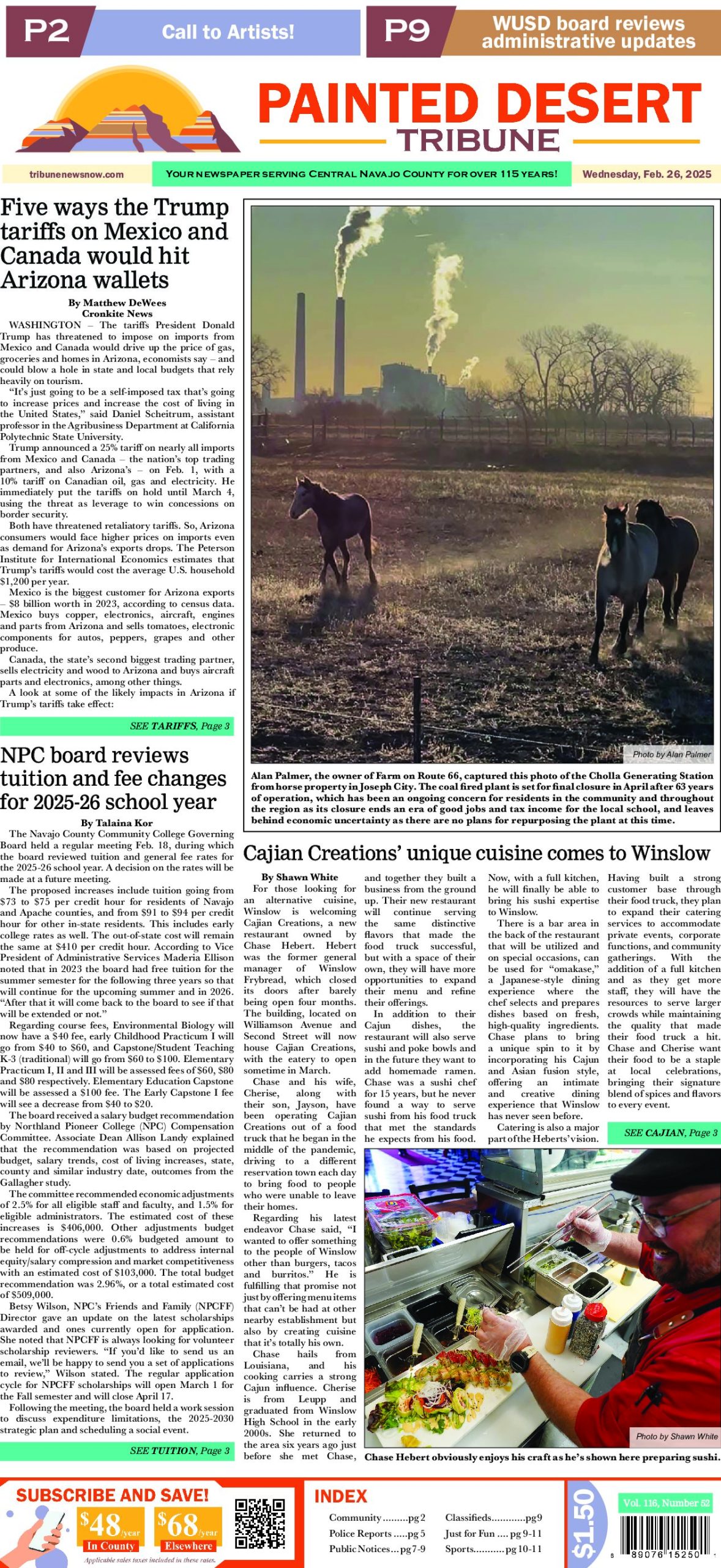 Page 1 of the February 26, 2025 edition