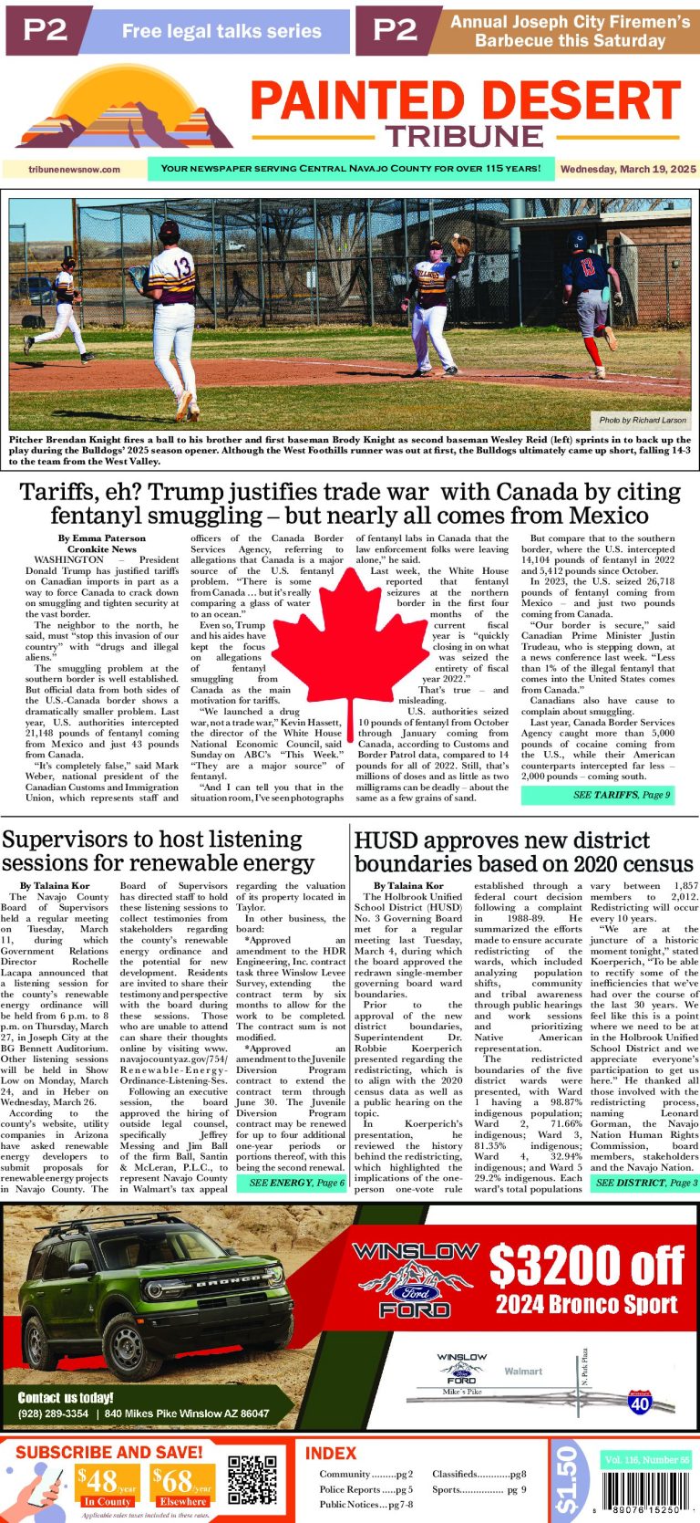 Page 1, Tuesday, March 18, 2025