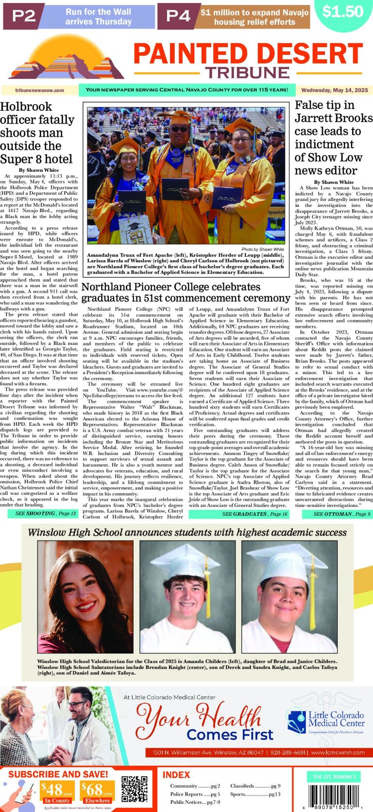 Page 1, Tuesday, May 13, 2025
