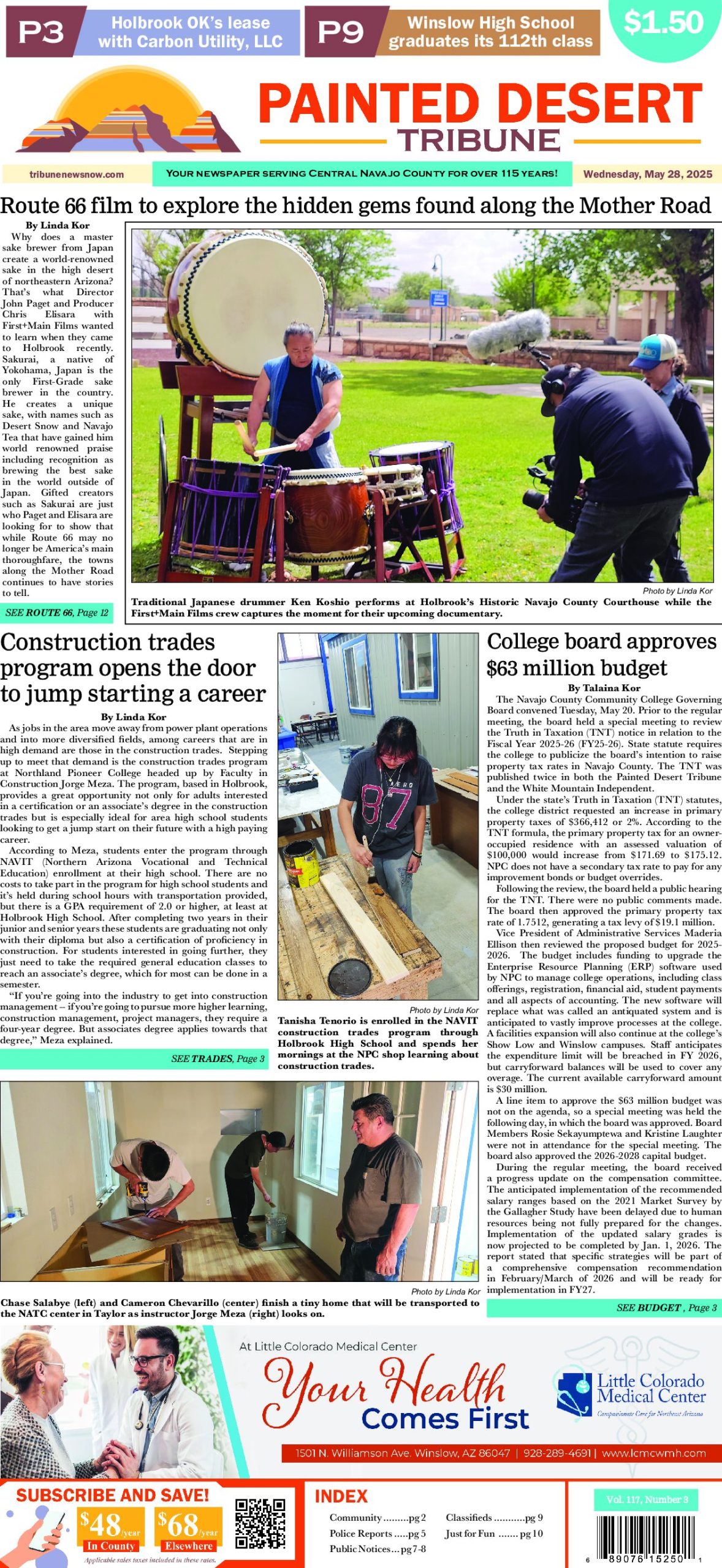 Page 1 of the May 28, 2025 edition