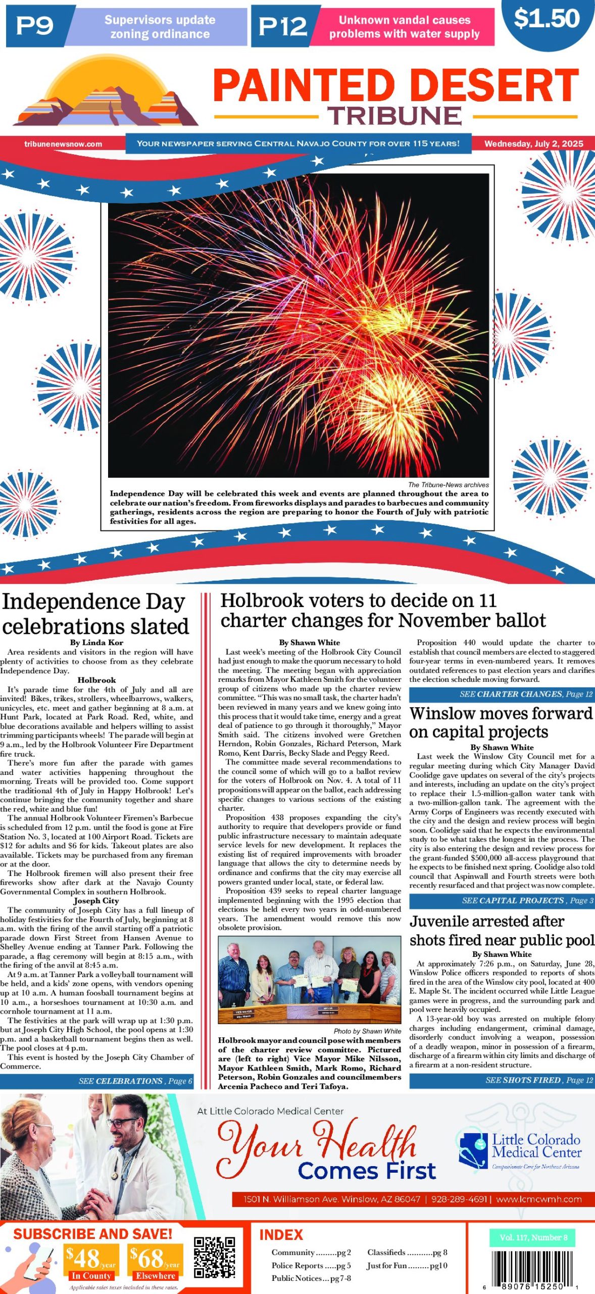 Page 1 of the July 2, 2025 edition