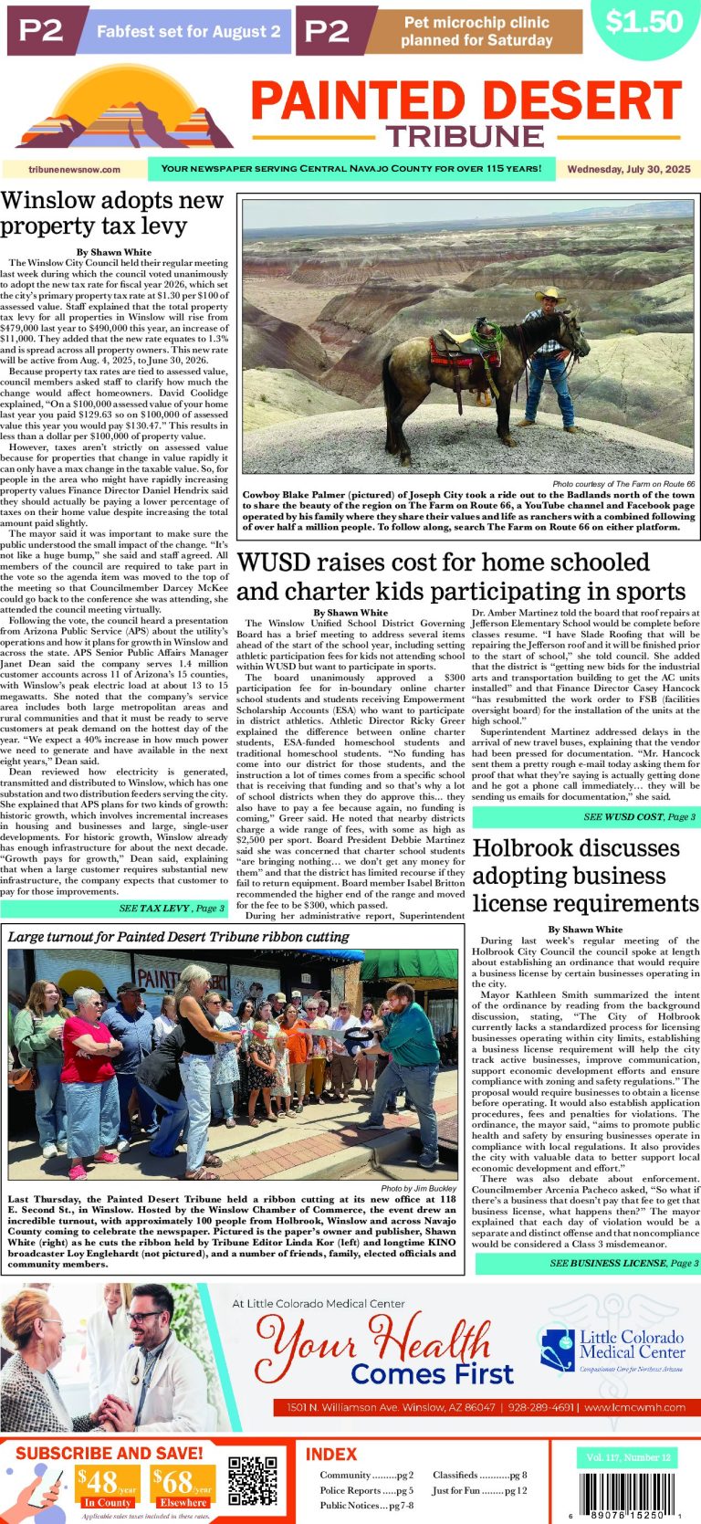 Page 1, Tuesday, July 29, 2025