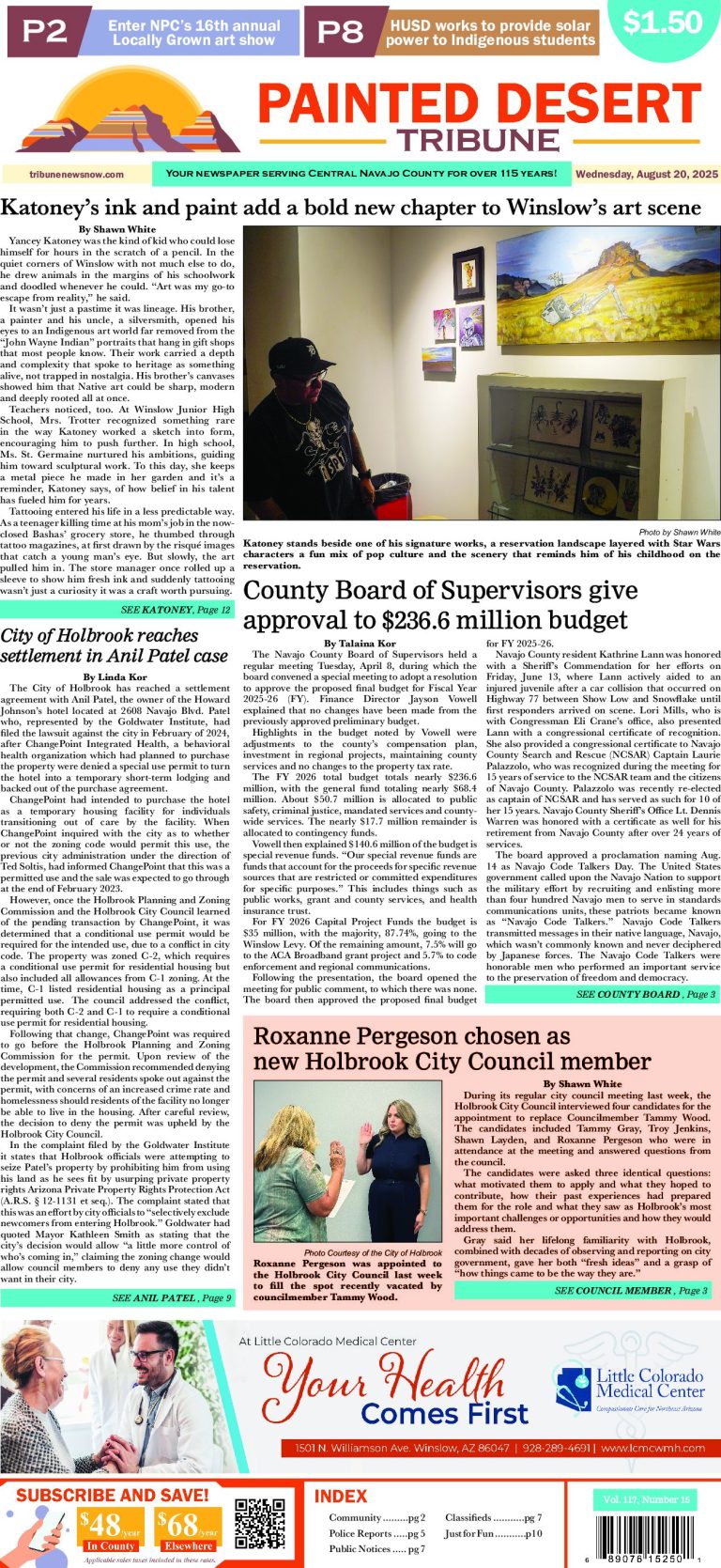 Page 1, Tuesday, August 19, 2025