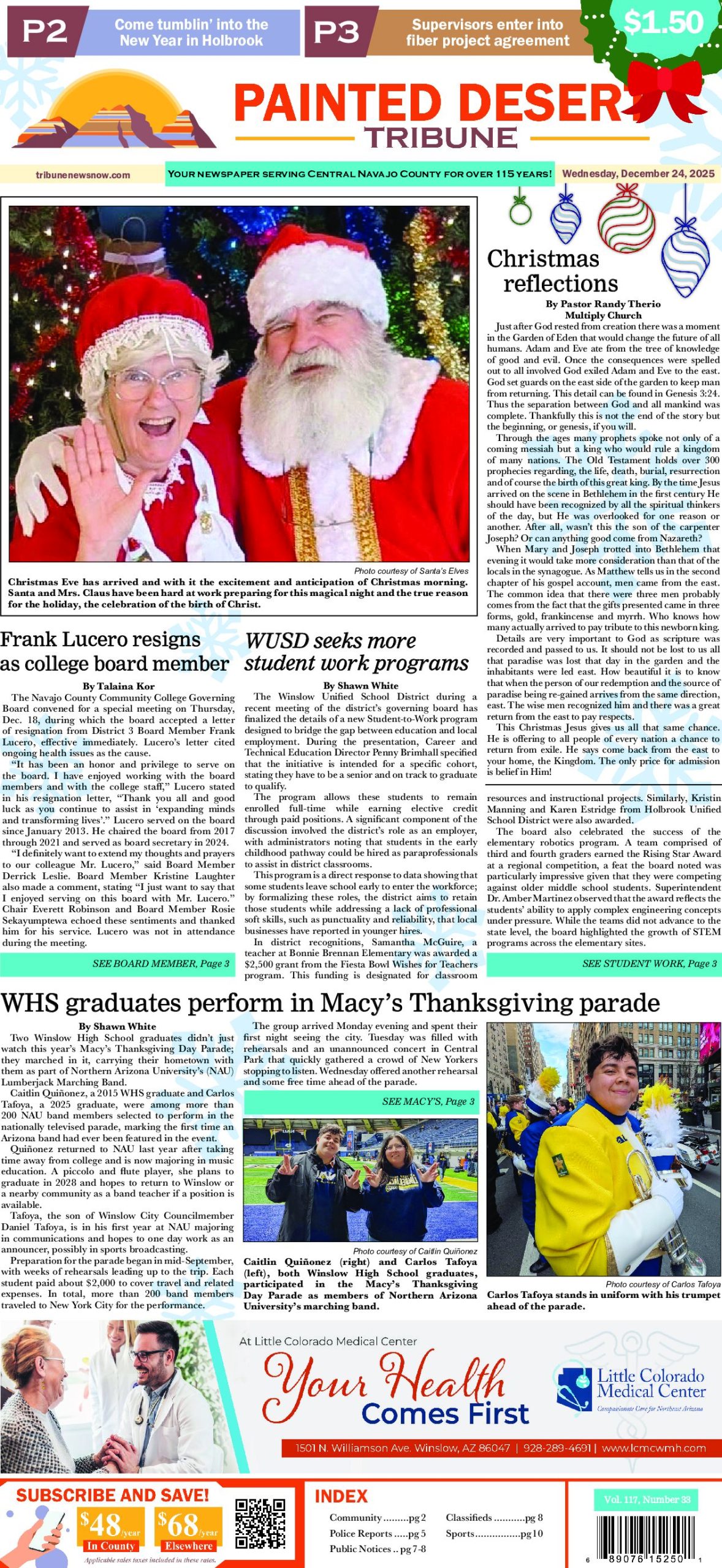Page 1 of the December 24, 2025 edition