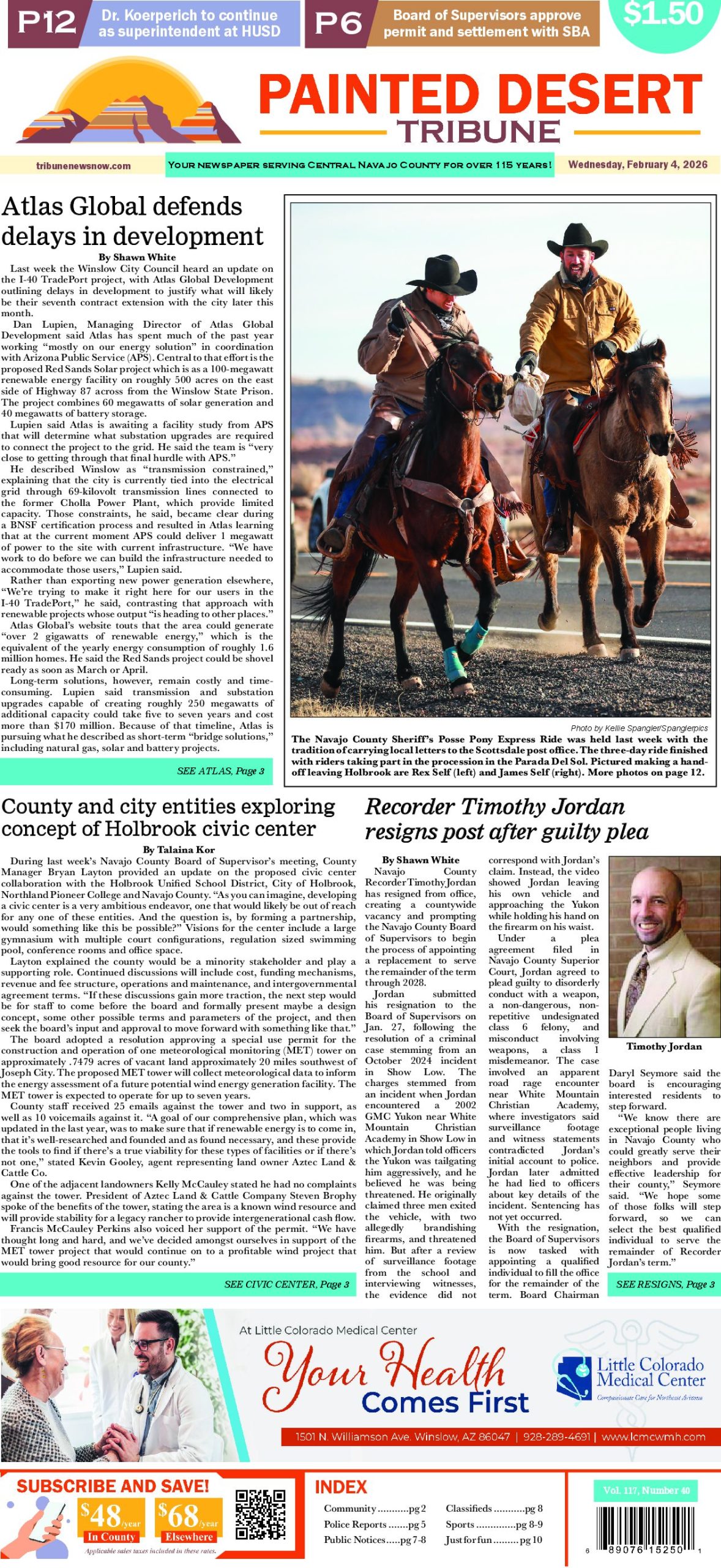 Page 1 of the February 4, 2026 edition